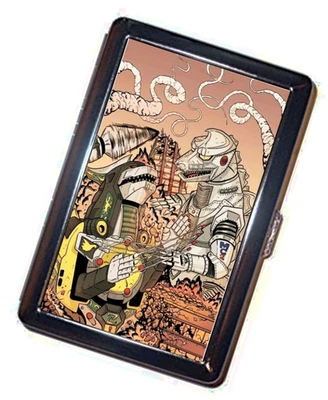 Estuche de cigarrillos Kaiju clásico vintage MONSTRUOS accesorio hecho a mano ENVÍO GRATUITO Foto 1 de 3