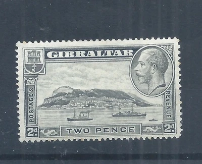 Gibraltar stamps.  1931 2d GV Rock of Gibraltar MH perf 14 SG 112 (AS552) - Image 1 of 2