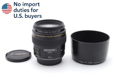 Bellissimo!! [Ottimo come nuovo con cappuccio] Teleobiettivo Canon EF 85mm f/1.8 USM dal GIAPPONE - Immagine 1 di 4