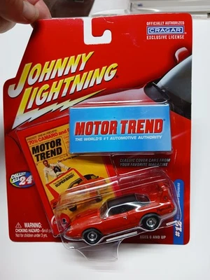 Plymouth Superbird 1970 1/64 Johnny Lightning Motor Trend rojo coche fundido a presión B16 Foto 1 de 4