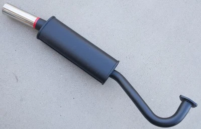 NUEVO ANSA Italia silenciador escape punta cromada para Alfa Romeo Spider 2.0 1986-1993 Foto 1 de 3