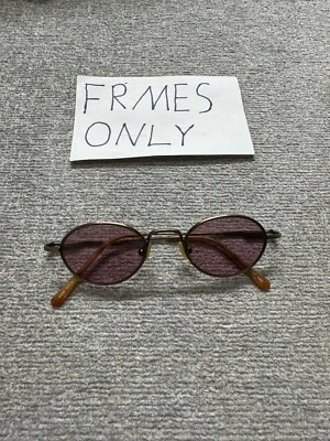 Marco de gafas Liz Claiborne años 90 solo metal dorado ovalado C-570 ATT Foto 1 de 4