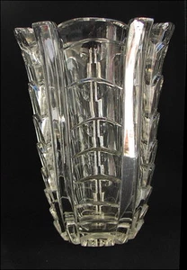 Rare antike Glasvase Gebrüder Lorenz Steinschönau Art Deco um 1925 Wien  - Bild 1 von 7