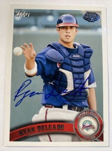 2011 Topps Pro Debut #76 RYAN DELGADO AUTOGRAPHED Card - Atlanta Braves