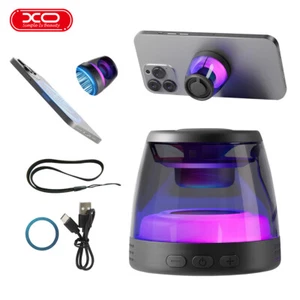 Magnetic Portable Bluetooth Speaker Mini Sound 5.3Bluetooth Phone Holder TF Call - Picture 1 of 9
