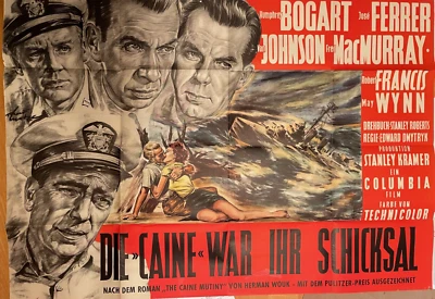 DIE CAINE WAR IHR SCHICKSAL  - A0 EA Filmplakat  - Humphrey Bogart - Bild 1 von 2