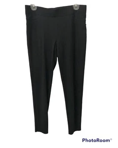 Women’s Leggings size medium Ankle Trousers Black Raw Hem Retrology - Picture 1 of 11