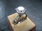 Ring Silber 925 Alton Schweden Vintage von 1972 mit Bergkristall Edelstein