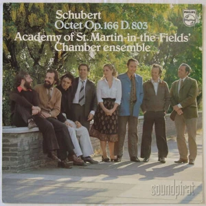 ASMF CHAMBER ENSEMBLE SCHUBERT OCTET D.803 PHILIPS ED.1 STEREO 9500400 NM - Picture 1 of 3