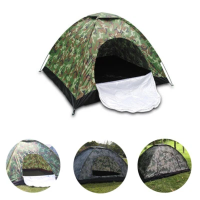 Outdoor Camping Tent Waterproof Windproof Hiking outdoor Instant Tent 1-4 Person - Image 1 of 4