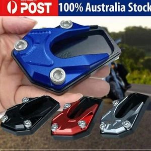 Motorcycle Bike Kickstand Extender Foot Side Stand Extension Pad Support Plate - Picture 1 of 11