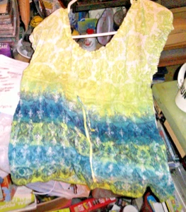 LIZ WEAR SIZE LARGE GORGEOUS BLOUSE TOP - Picture 1 of 2