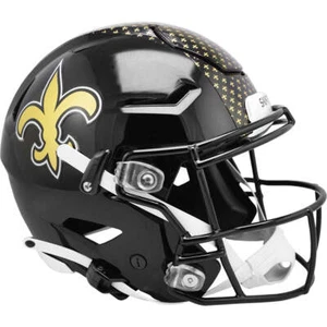 New Orleans Saints Black Alternate Riddell SpeedFlex Authentic Football Helmet  - Picture 1 of 4