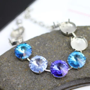 Armband fassung für 14mm Rivoli, Swarovski Kristallen Schmuck selber machen - Bild 1 von 12