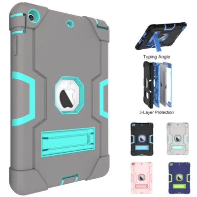 Rugged Shockproof Stand Case Cover for iPad (A16) 11th 10th 9th 8th 7th 6th Gen - Image 1 of 4