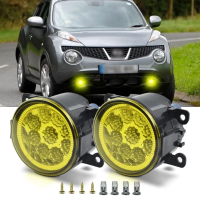 Par de luces antiniebla para parachoques delantero conjunto de luces de conducción para Nissan Juke 2011-2014 Foto 1 de 4