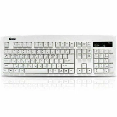 QSENN SEM-DT35 Gaming Keyboard EN/KR Layout USB (White) - Image 1 of 4