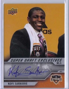 Kofi Sarkodie 2011 UD Upper Deck MLS Super Draft Autograph MSD-KS Houston Dynamo - Picture 1 of 1