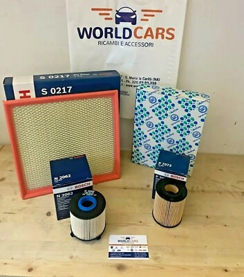 KIT TAGLIANDO 4 FILTRI BOSCH OPEL ASTRA J 1.7 CDTI 80 100 101 CV