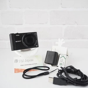 (Mint) SONY Cyber-shot DSC-WX350 18.2MP Black Digital Camera from JAPAN tested - Picture 1 of 21