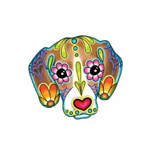 Cali's Beagle, opera d'arte originale con licenza ufficiale, adesivo DECAL - 4" x 4,5" - Foto 1 di 1