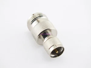 Koax Adapter Mini-UHF Stecker auf N Buchse RF Stecker - USA Amateurfunk Verkäufer - Bild 1 von 2