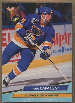 1992-93 Fleer Ultra #185 Paul Cavallini St. Louis Blues - Image 1 of 2