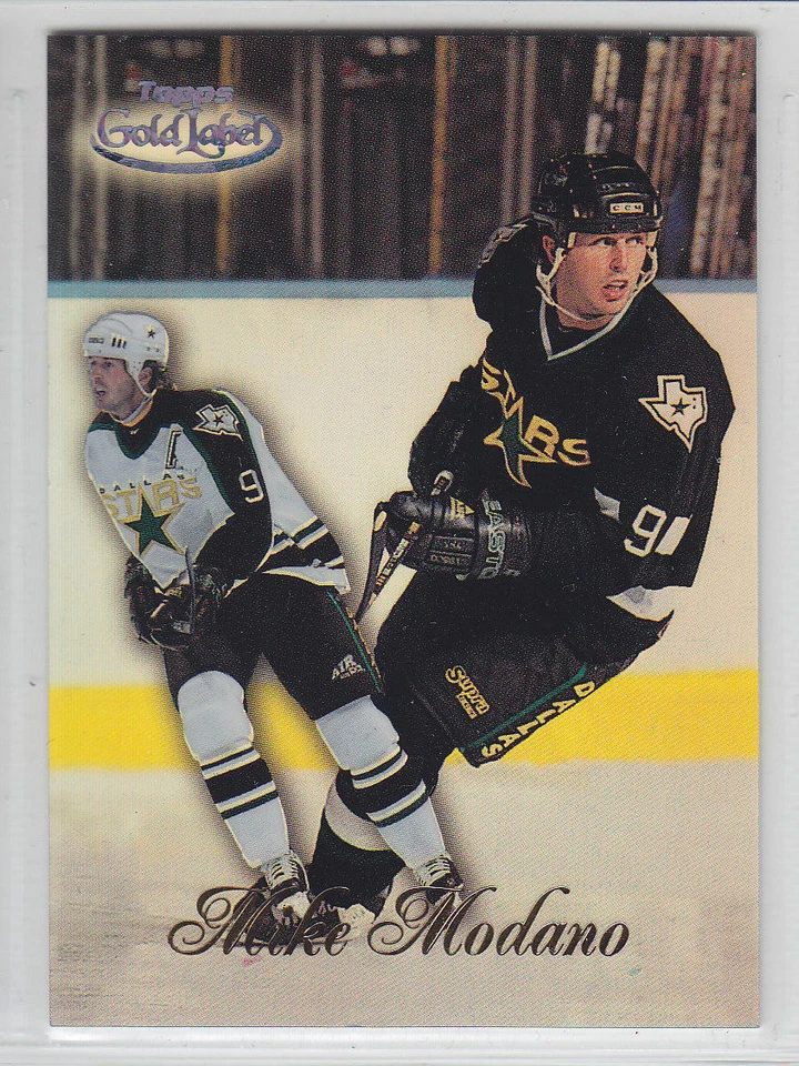 1998-99 TOPPS GOLD LABEL MIKE MODANO BLACK #2 Parallel Class 1 Dallas Stars - Image 1 of 1