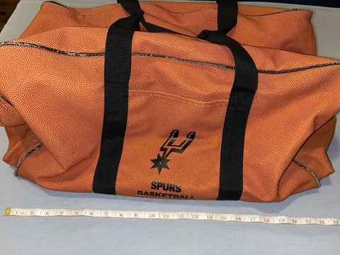 Vintage San Antonio Spurs Duffle Ball Bag (damaged) Cover