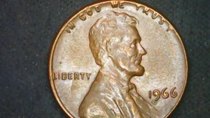 1966 Penny/ strong doubling on date, motto and liberty - Picture 1 of 10