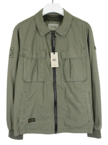 Camel Active Giacca Uomo (Eu) 56 Mezza Foderato Verde Militare Tasche Full Zip - Imagen 1 de 14