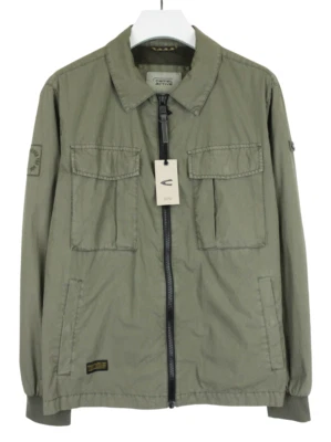 Camel Active Chaqueta Hombre (Eu) 56 Mitad Forrado Verde Militar Bolsillos Full - Imagen 1 de 4