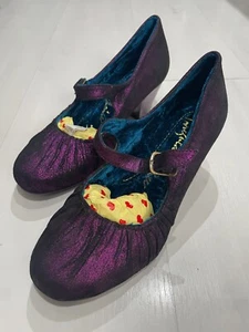 MINT Irregular Shoes Velvet Heels - Picture 1 of 9