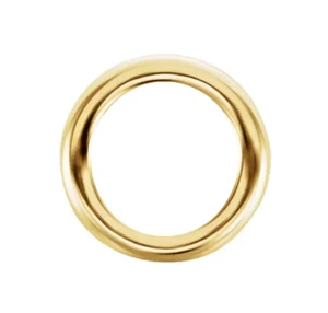 7 mm OD 5,2 mm ID oro amarillo 14k calibre 19ga CERRADO anillo de salto espaciador redondo EE. UU. - Imagen 1 de 2