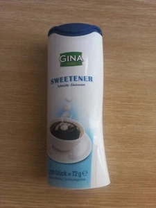 2x1200 Gina (2400 Tabletten) kalorienarme Süßstoffe für Diabetiker Saccharin (2x72g) - Bild 1 von 2