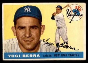 1955 Topps Baseball #198 Yogi Berra VG/EX *e1