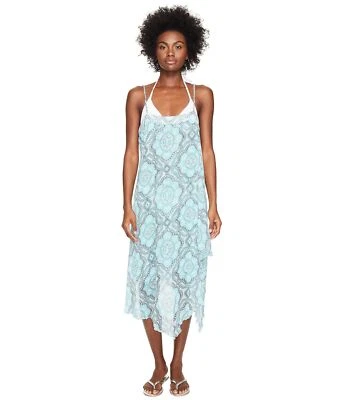 Женский сарафан с принтом Letarte 147217 цвет бирюза разные размеры S - Изображение 1 из 3