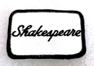 Vintage Shakespeare Rollen & Ruten Fisch Angeln Stoff Patch Neu NOS 1970er - Bild 1 von 3