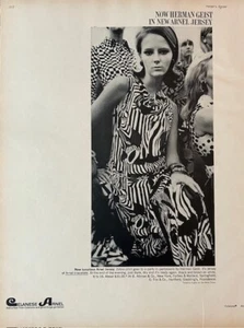 60er Arnel Jersey Fashion Ads - Ali McGraw - Cheryl Tiegs - Ann Turkel 1967 - Bild 1 von 8