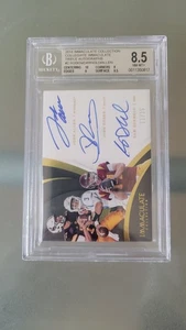 2018 Immaculate Collection Collegiate Immaculate Triple Autographs #2... - Picture 1 of 5