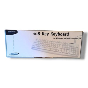 Vintage Genica GN-151 108-Key PS/2 Keyboard For Windows 95/98/NT/2000/ME/XP - Bild 1 von 14