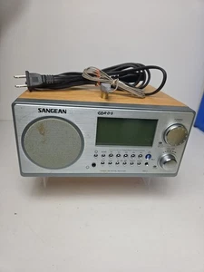 Receptor de radio AM/FM/RDS de mesa Sangean WR-2 LCD sintonizador digital con antena - Imagen 1 de 6