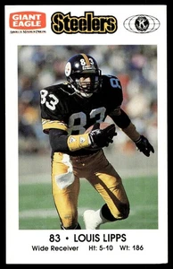 1991 Pittsburgh Steelers Kiwanis Giant Eagle Police Louis Lipps - Picture 1 of 2
