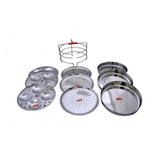 Aristo Acero Inoxidable 3 Niveles Idli 3 Patra 3Dhokla Placa Alambre Soporte Multiusos - Imagen 1 de 1