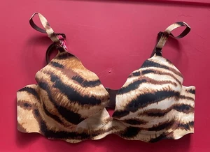 Leopard The Flip Reversible Bra  Multi Color Size 36C - Picture 1 of 6