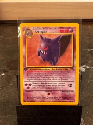 Pokemon Karte - Gengar 1. Edition Non-Holo - 20/62 - Fossil Set Deutsch - Bild 1 von 2
