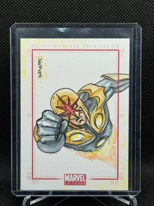 2014 Marvel Universe Series 2 SketchaFEX Sketch Card - Mayessa Balmes - Nova 1/1 - Picture 1 of 2