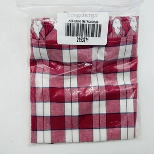 NEW Longaberger Picnic Plaid HOSTESS LARGE SERVING TRAY Liner 2153971 - Picture 1 of 6