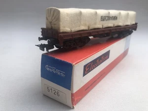 Electrotren 5126 Spur HO Renfe Flachwagen mit Plane Ladeabdeckung Nr neuwertig verpackt - Bild 1 von 22