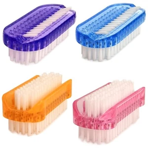 Nail Brush Two Sided Hand Fingernail Scrub Brushes Soft Stiff Bristles Scrubb... - Picture 1 of 7